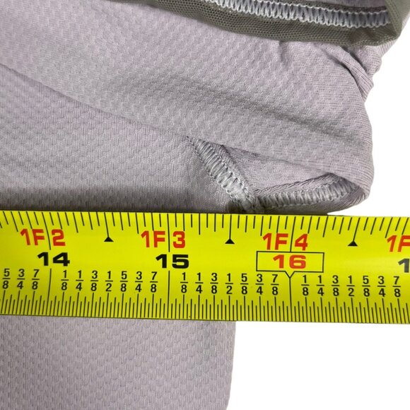 Athleta Ignite Top Shasta Purple/Bluff Gray Cropped Size Medium - Picture 6 of 15